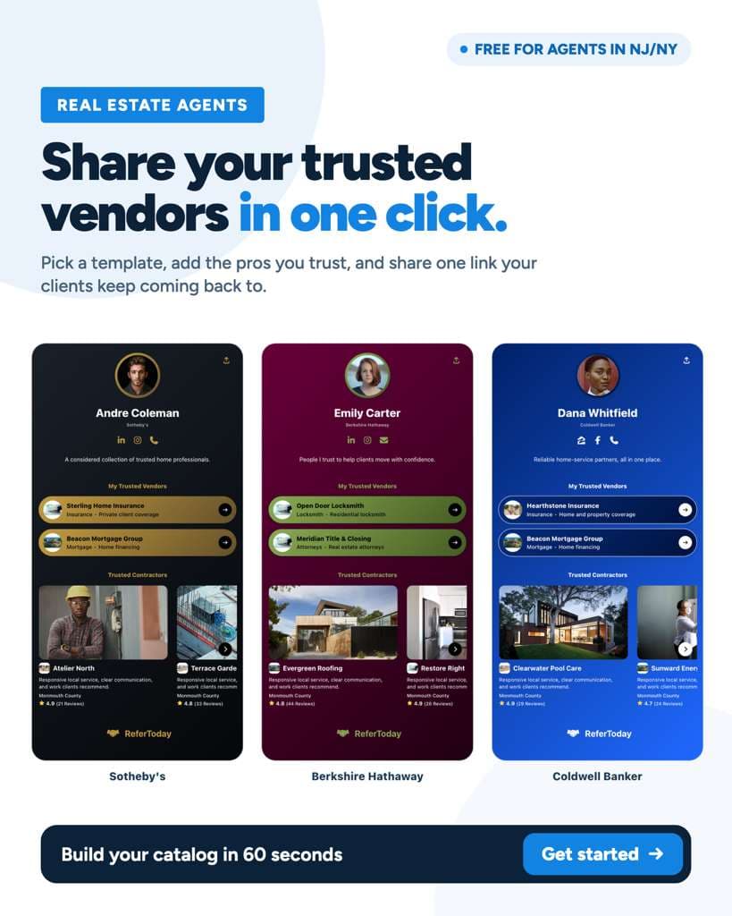Create your free vendor list