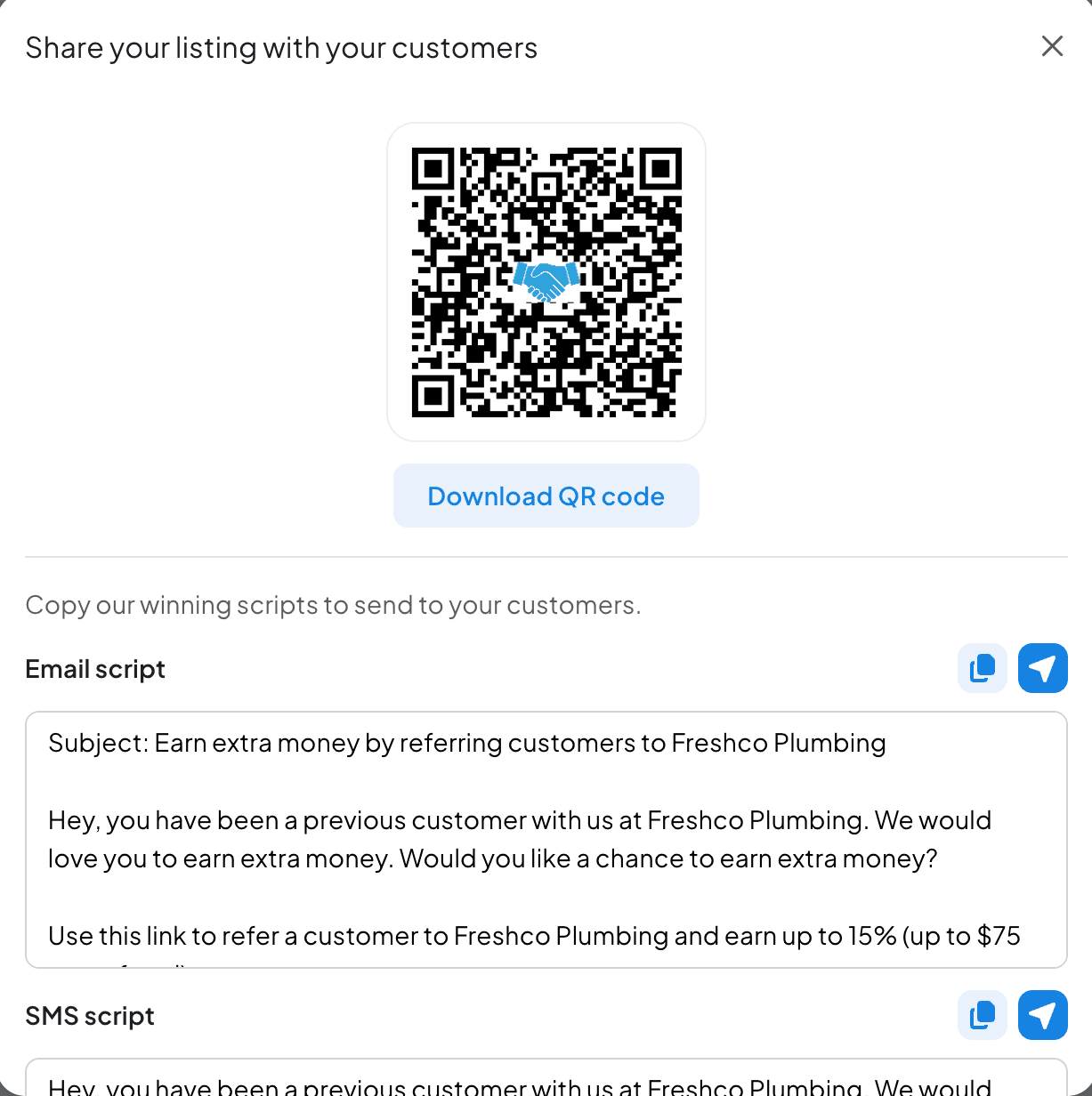 Listing Submitted